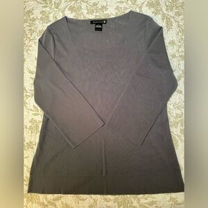 Babette San Francisco Y2K Mesh Sheer Top Shirt 3/4 Sleeve, size large Fairycore